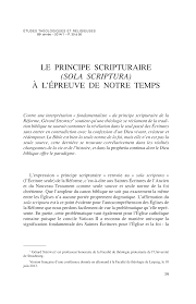 La critique du Sola Scriptura et la place centrale de l’Église dans la foi chrétienne